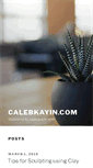 Mobile Screenshot of calebkayin.com